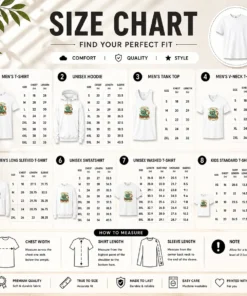 Size chart for Good Vintage Brain Eater Splash Survivor Retro Copy with measurements in inches and cm