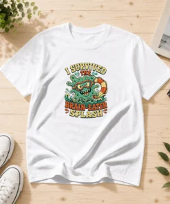 Good Vintage Brain Eater Splash Survivor Retro Copy