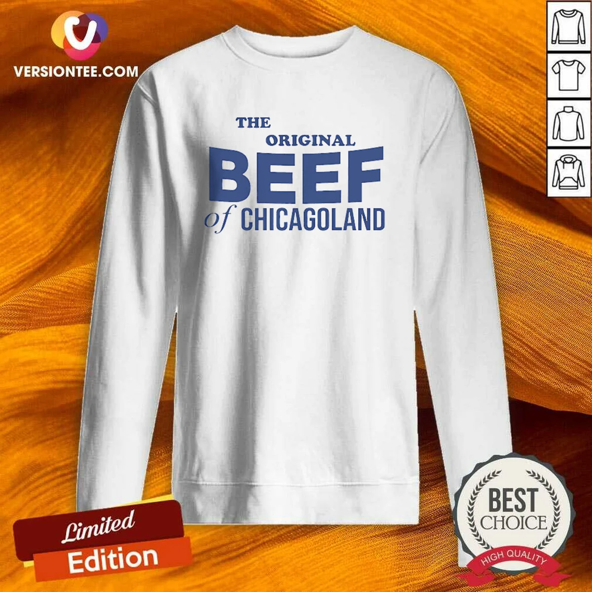 Hot The Bear Original Beef Of Chicagoland Sweatshirt