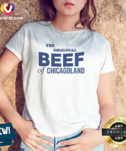 Hot The Bear Original Beef Of Chicagoland V-Neck Shirt