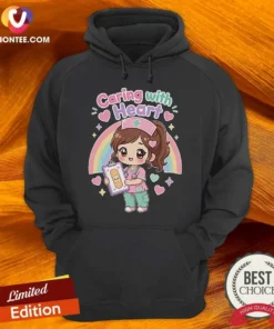 Kawaii Caring Nurse Graphic Tee for School Nurses Hoodie