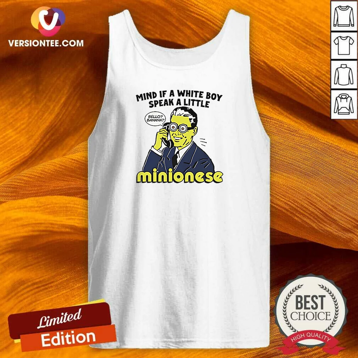 Nice Mind If A White Boy Tank Top Nice Mind If A White Boy Tank Top