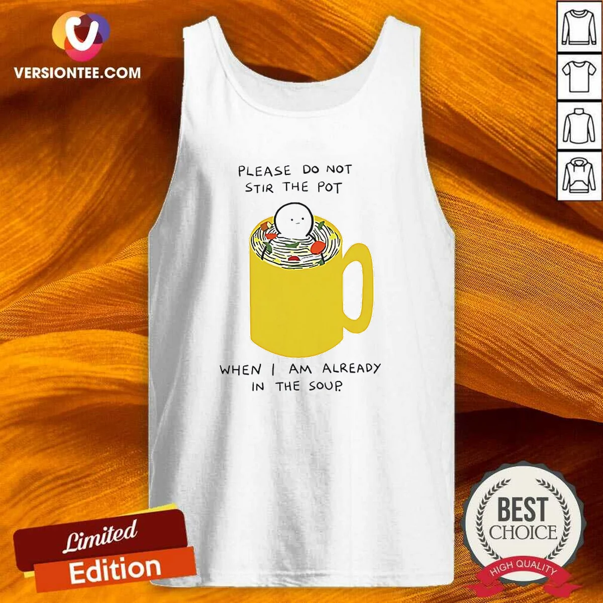 Nice Please Do Not Stir The Tank Top Nice Please Do Not Stir The Tank Top