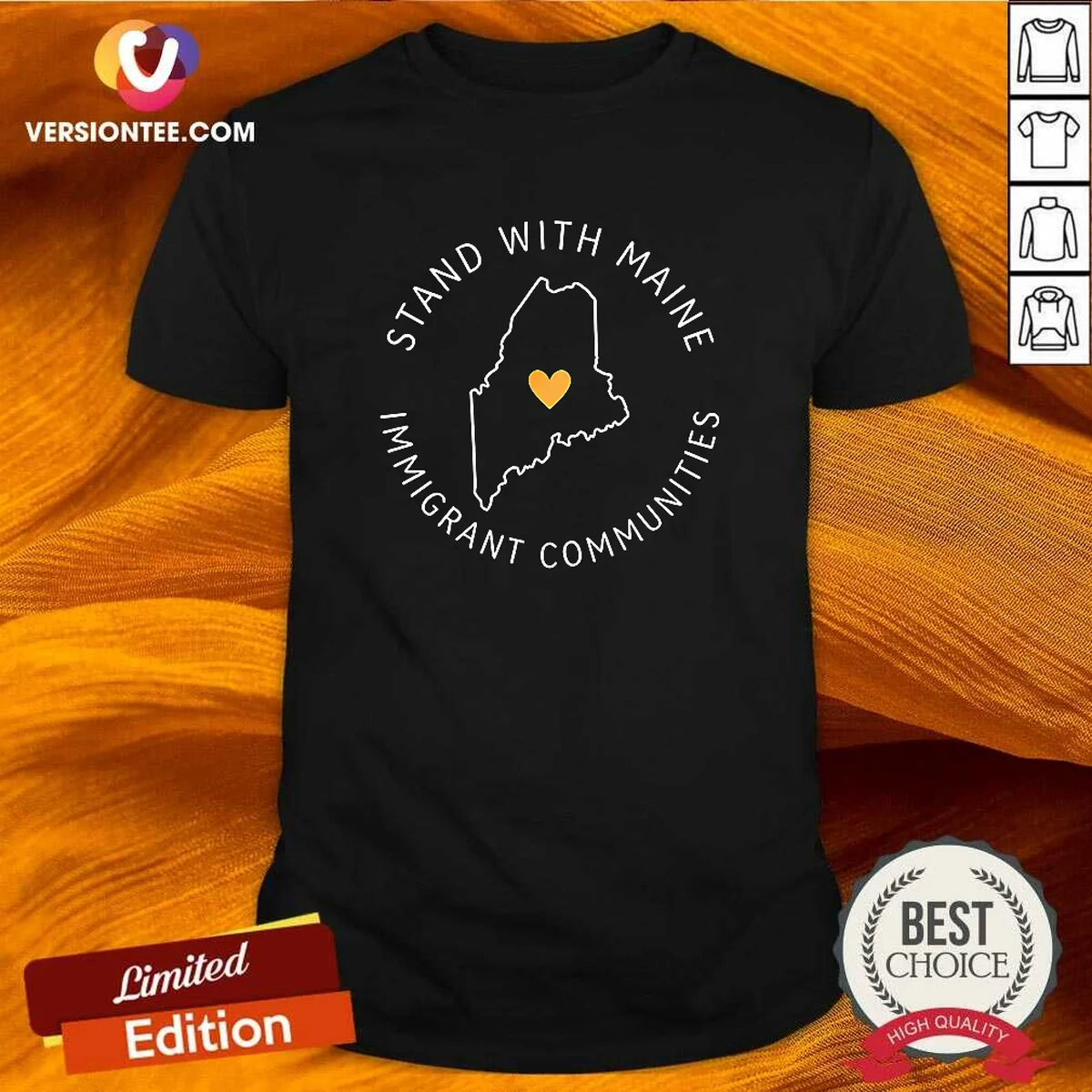 Nice Stand With Maine Immigrant Communities Shirt Nice Stand With Maine Immigrant Communities Shirt