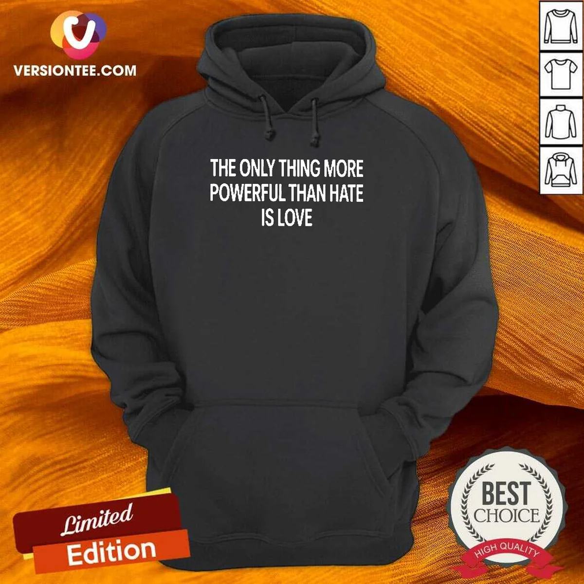 Official The Only Thing More Powerful Hoodie Official The Only Thing More Powerful Hoodie