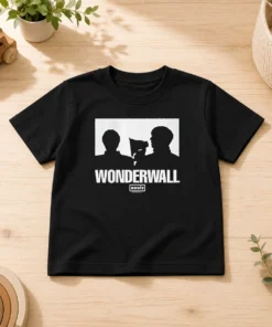 Official Wonderwall Oasis Silhouette Kids T-Shirt