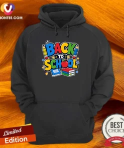 Original Fun Back To School Typography Hoodie