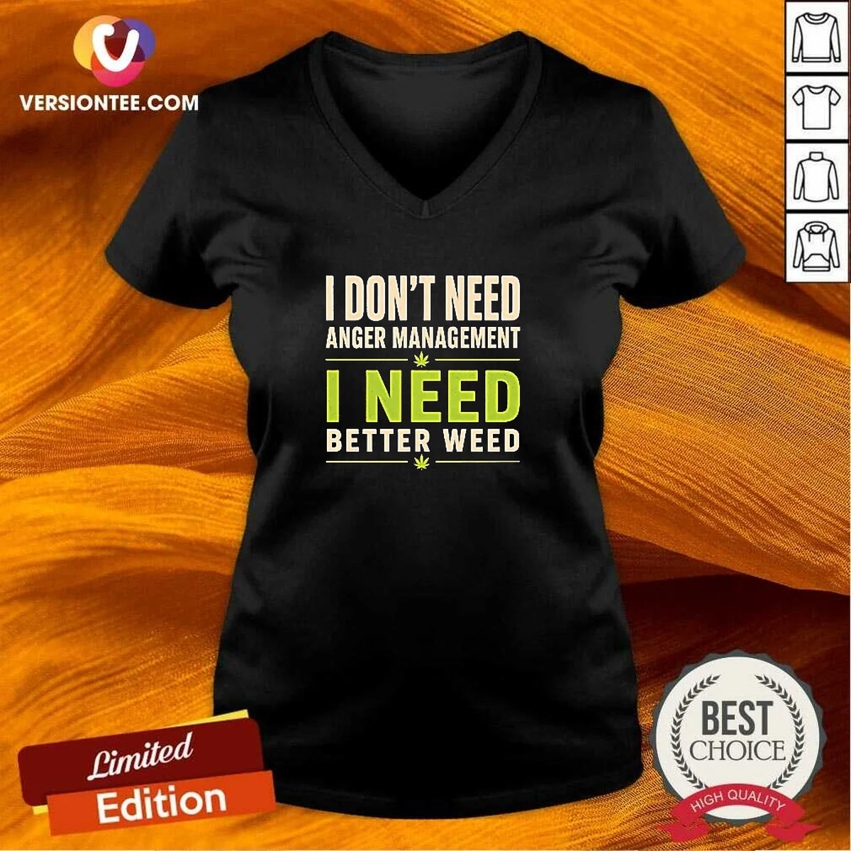 Original I Do Not Need Anger V-Neck Shirt Original I Do Not Need Anger V-Neck Shirt