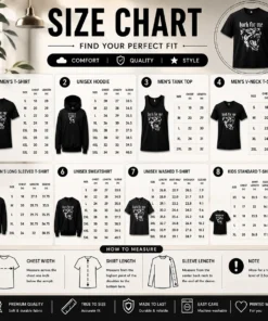 Size chart for Premium Bark For Me Sarcastic Dog with measurements in inches and centimeters