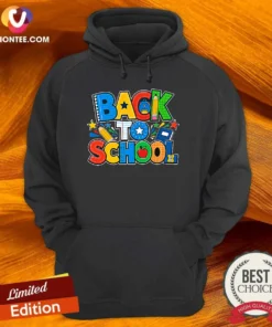 Premium Exciting Back To School Silhouette For Students Hoodie