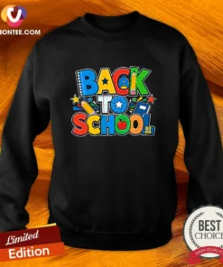 Premium Exciting Back To School Silhouette For Students Sweatshirt