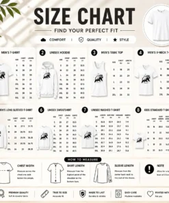 Size chart for Premium Gary Riding Badger Ivory Heavyweight showing measurements in inches and cm