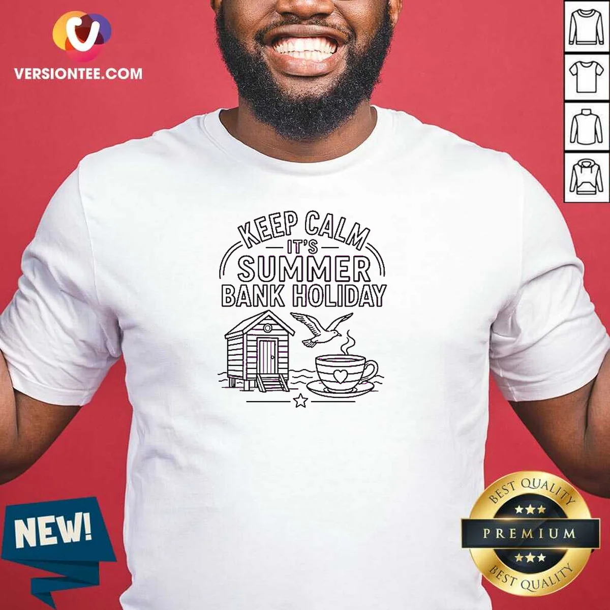 Premium Summer Bank Holiday Line Art Shirt Premium Summer Bank Holiday Line Art Shirt