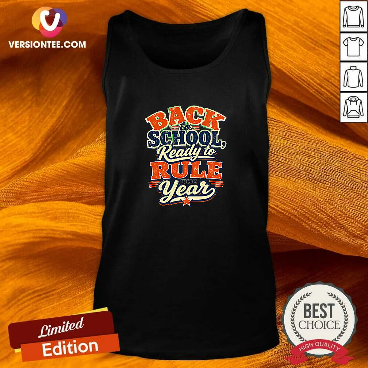 Pretty Back To School Vintage Spirit Motivational Tank Top