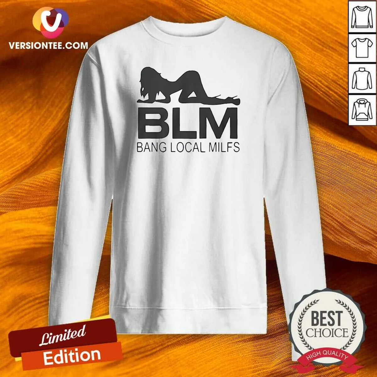 Pretty BLM Bang Local Milfs Sweatshirt
