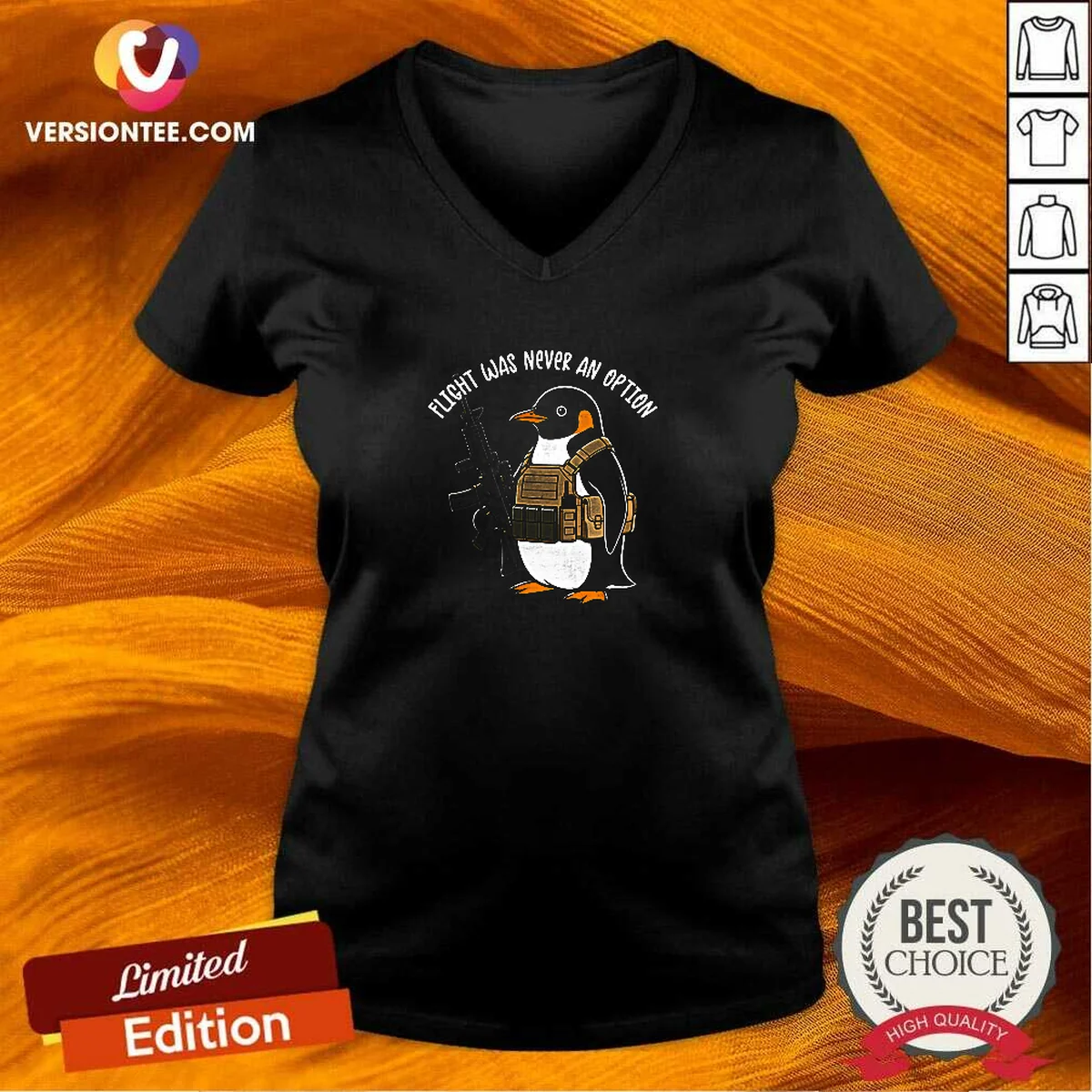 Pretty Flight Was Never An Option V-Neck Shirt Pretty Flight Was Never An Option V-Neck Shirt