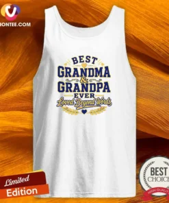 Pretty Grandparents Day Typography With Family Love Gratitude Tank Top