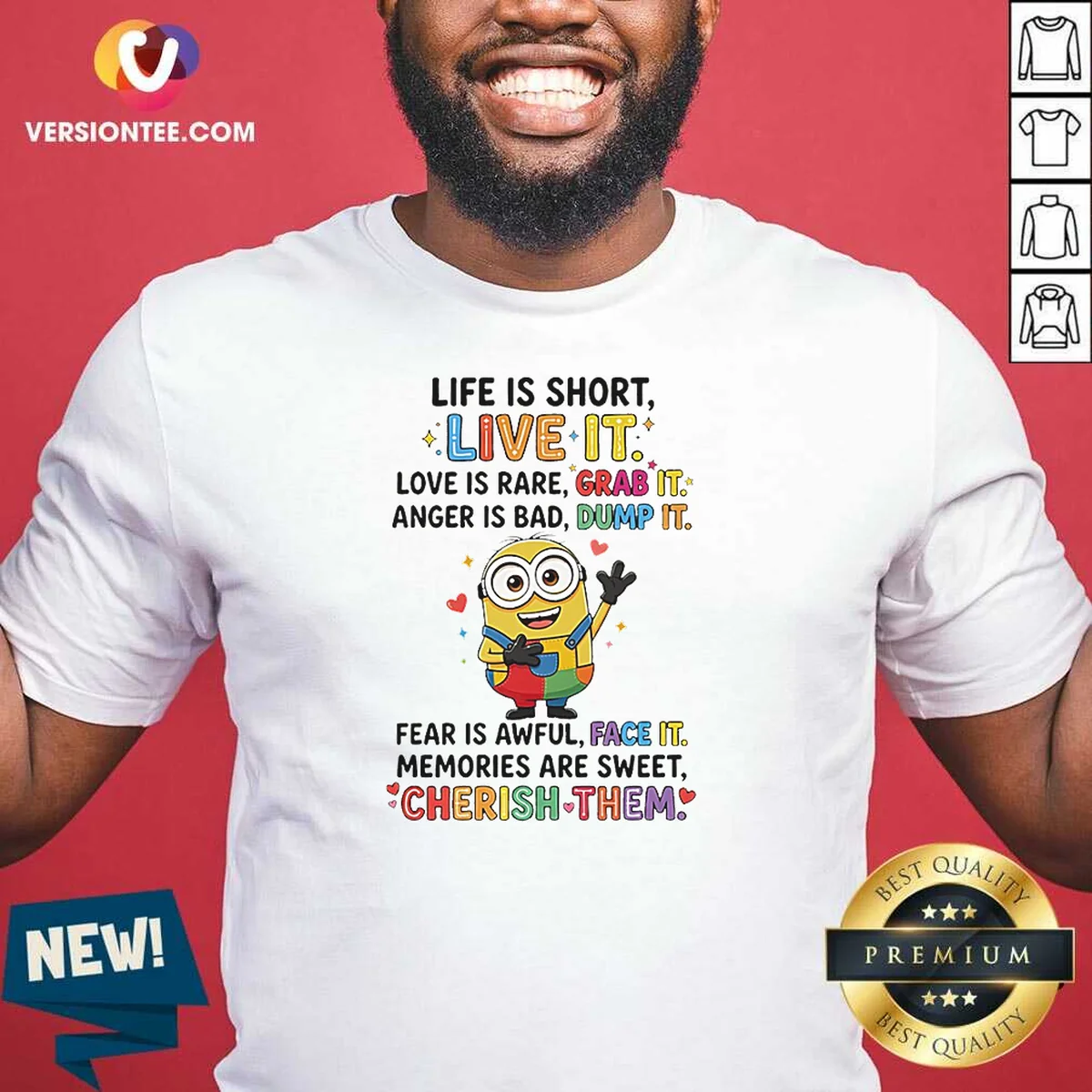 Pretty Minion Life Is Short Live Shirt Pretty Minion Life Is Short Live Shirt