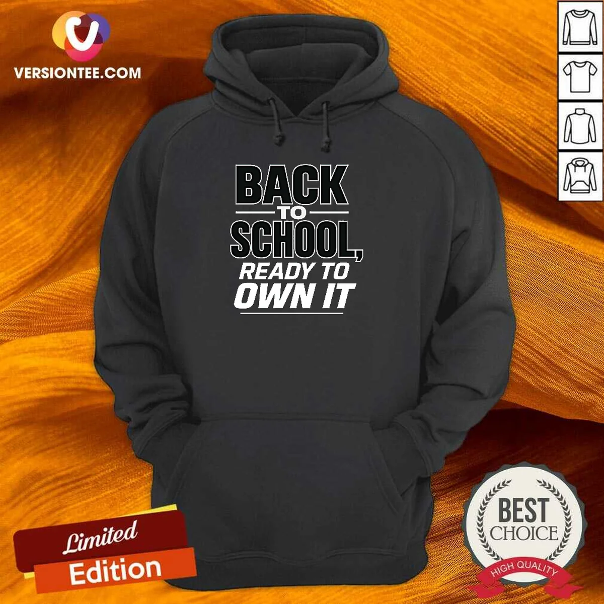 Top Back To School Minimalist Ready Hoodie Top Back To School Minimalist Ready Hoodie