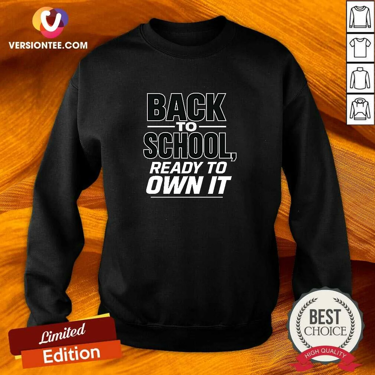 Top Back To School Minimalist Ready To Own It Sweatshirt