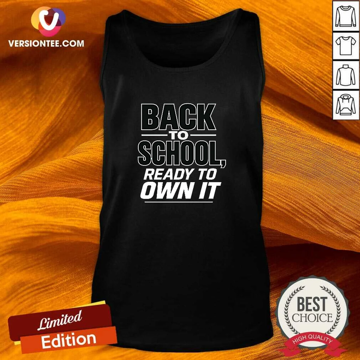 Top Back To School Minimalist Ready To Own It Tank Top