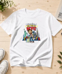 Top NYC Trip Survivor Vector t shirt featuring bold graphic design on a classic crew neck cotton tee