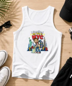 Top NYC Trip Survivor Vector Tank Top