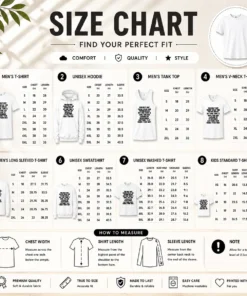 Size chart for Top You Are Capable Of Overcoming Anything That Comes Your Way with measurements in inches and cm