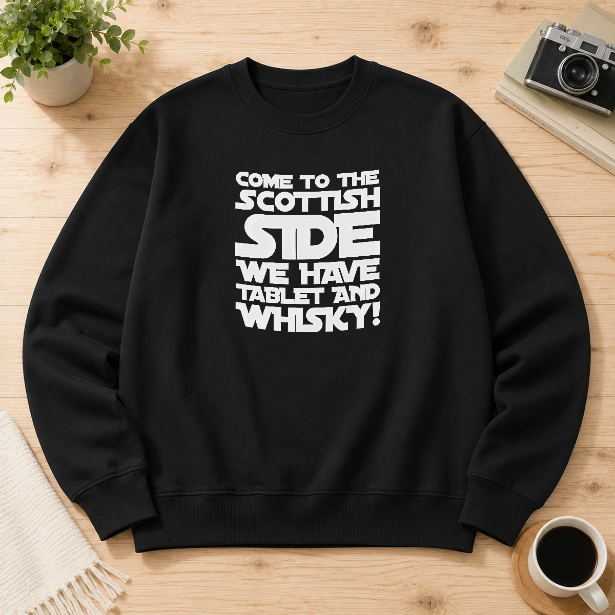 Awesome Scottish Gift Come To The Scottish Side We Have Tablet And Whisky Sweater