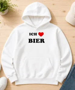 Awesome Vids Ich Love Bier Hoodie