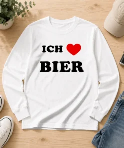 Awesome Vids Ich Love Bier Long Sleeve Shirt