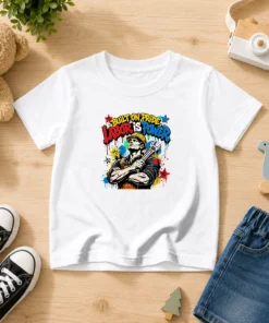 Nice Labor Day Pride Graffiti For Workers Kids T-Shirt
