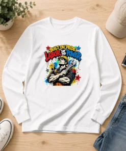 Nice Labor Day Pride Graffiti For Workers Long Sleeve Shirt