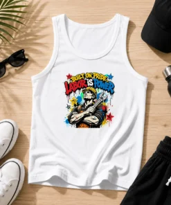 Nice Labor Day Pride Graffiti For Workers Tank Top