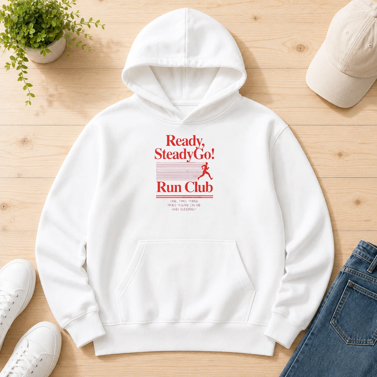 Official Ready Steadygo Run Club Running Hoodie Official Ready Steadygo Run Club Running Hoodie