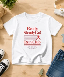 Official Ready Steadygo Run Club Running Kids T-Shirt