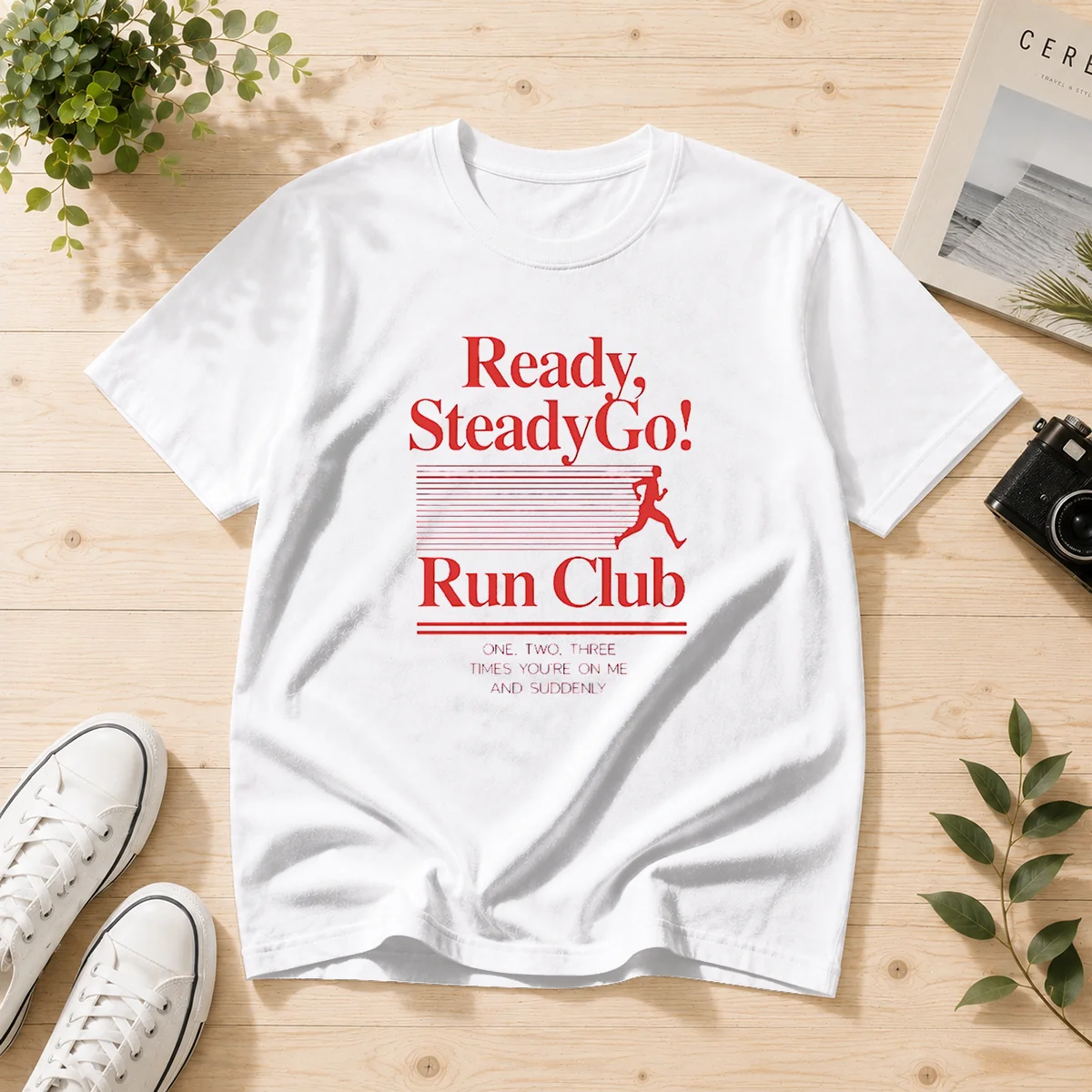 Official Ready Steadygo Run Club Running Shirt Official Ready Steadygo Run Club Running Shirt