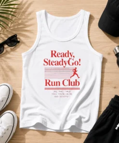 Official Ready Steadygo Run Club Running Tank Top