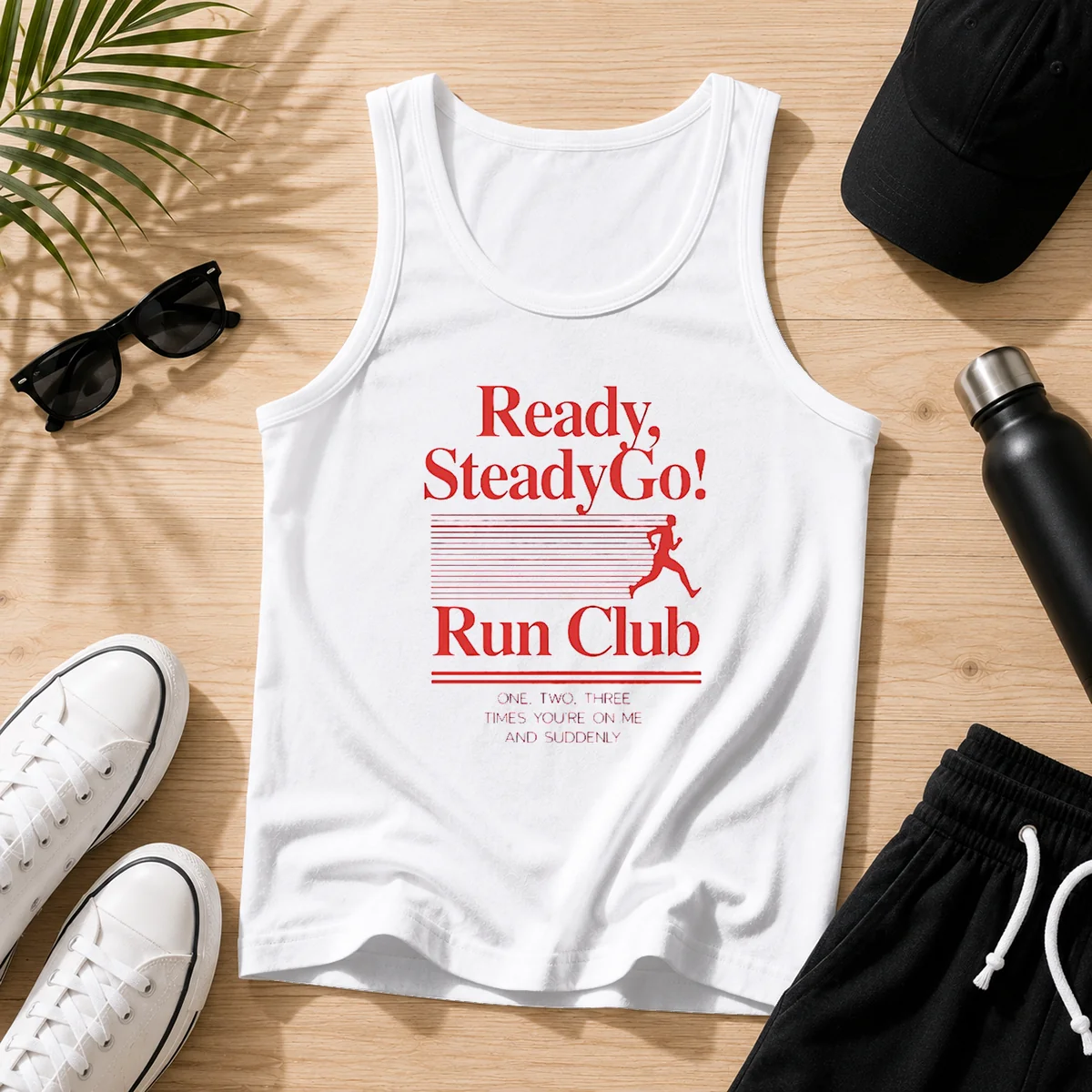Official Ready Steadygo Run Club Running Tank Top