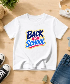 Official Vibrant Back To School Apple Pencil Sunburst Kids T-Shirt
