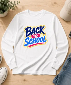Official Vibrant Back To School Apple Pencil Sunburst Long Sleeve Shirt