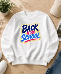 Official Vibrant Back To School Apple Pencil Sunburst Sweater