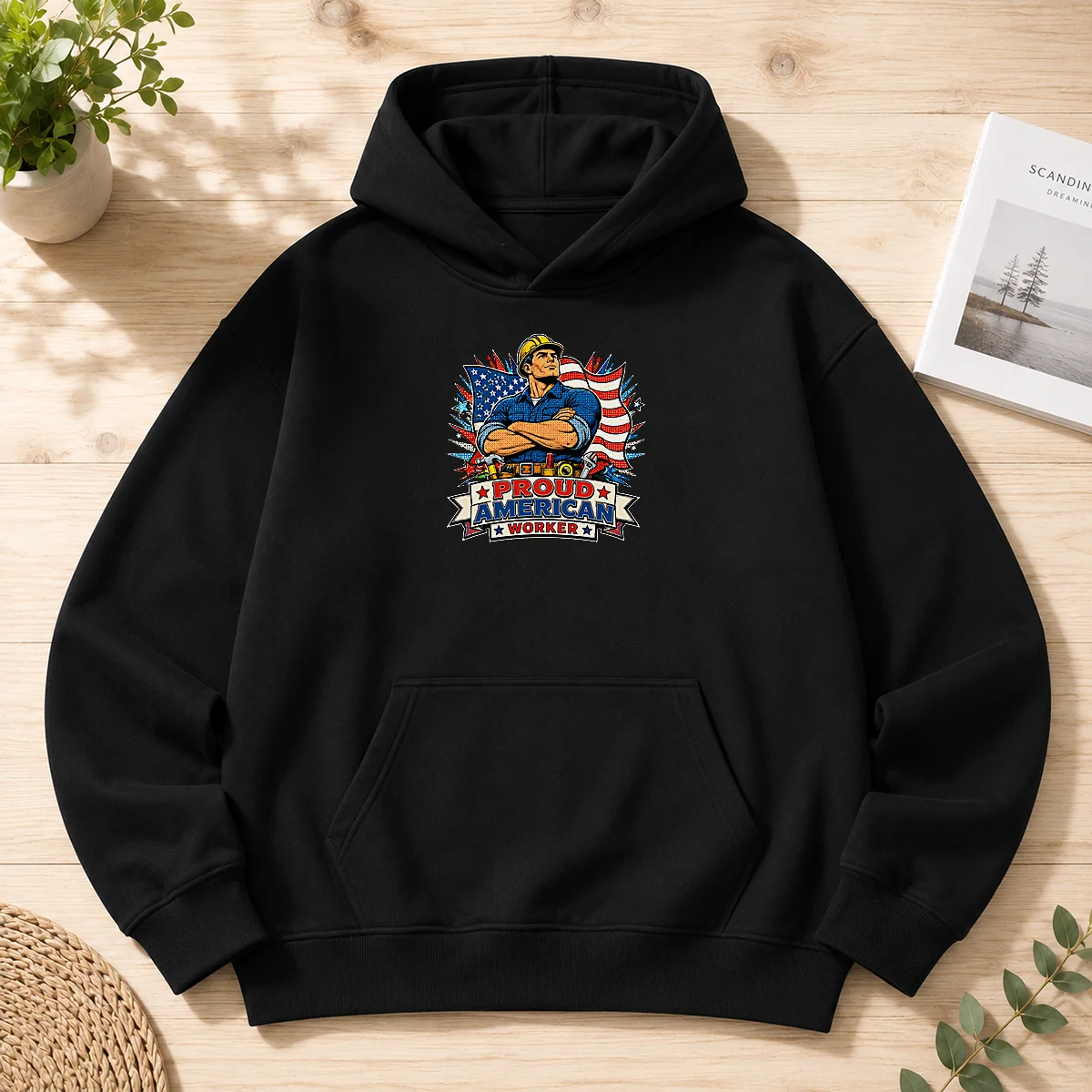 Original Labour Day Proud American Worker Hoodie Original Labour Day Proud American Worker Hoodie