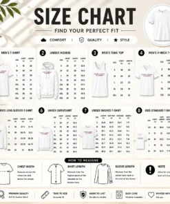 Size chart for Original Worst Lesbian In Europe Funny Slogan LGBTQ with measurements in inches and cm to help choose the right fit