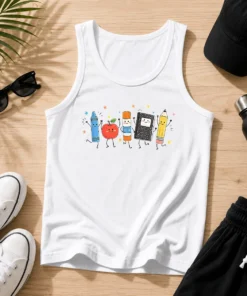 Premium Teacher Students Life Back To School Tank Top