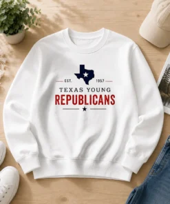 Premium Texas Young Republicans Est 1957 State Of Texas Political Organization Logo Sweater