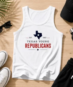 Premium Texas Young Republicans Est 1957 State Of Texas Political Organization Logo Tank Top