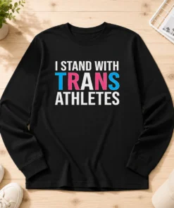 Pretty Sophie Cunningham I Stand With Trans Athletes Long Sleeve Shirt